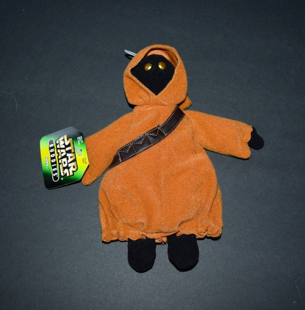 Star Wars POTF Kenner Star Wars Buddies plush beanie figure JAWA W tag 622